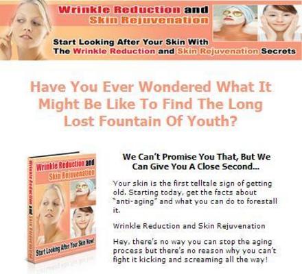 Product picture *NEW!* How To Reduce Your Wrinkles and Rejuvenate Your Skin