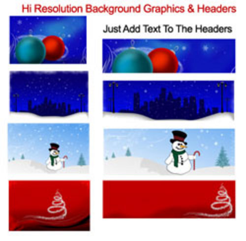 Product picture *HOT!* Christmas Header Package