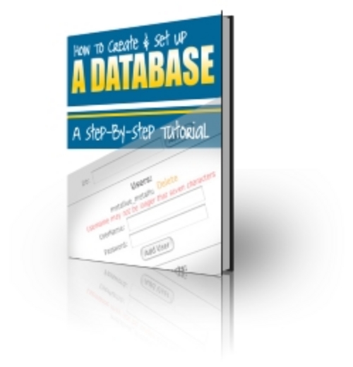 Product picture *HOT!* How To Setup A Database