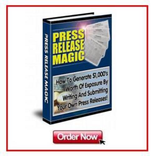 Product picture *NEW!* Guide To Writing a Popular Press Release Like Magic